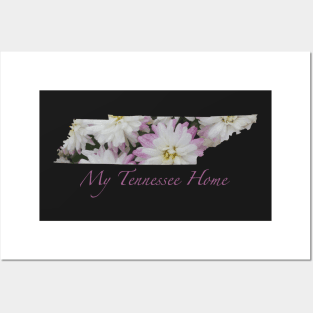 My Tennessee Home - Purple Mum Flowers Posters and Art